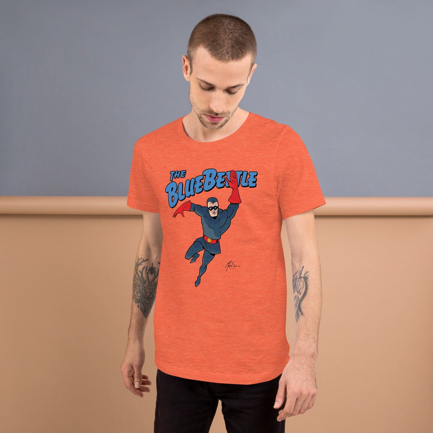 Dan Garrett: The Original Blue Beetle - Champion Since 1939 Unisex t-shirt Mervson 