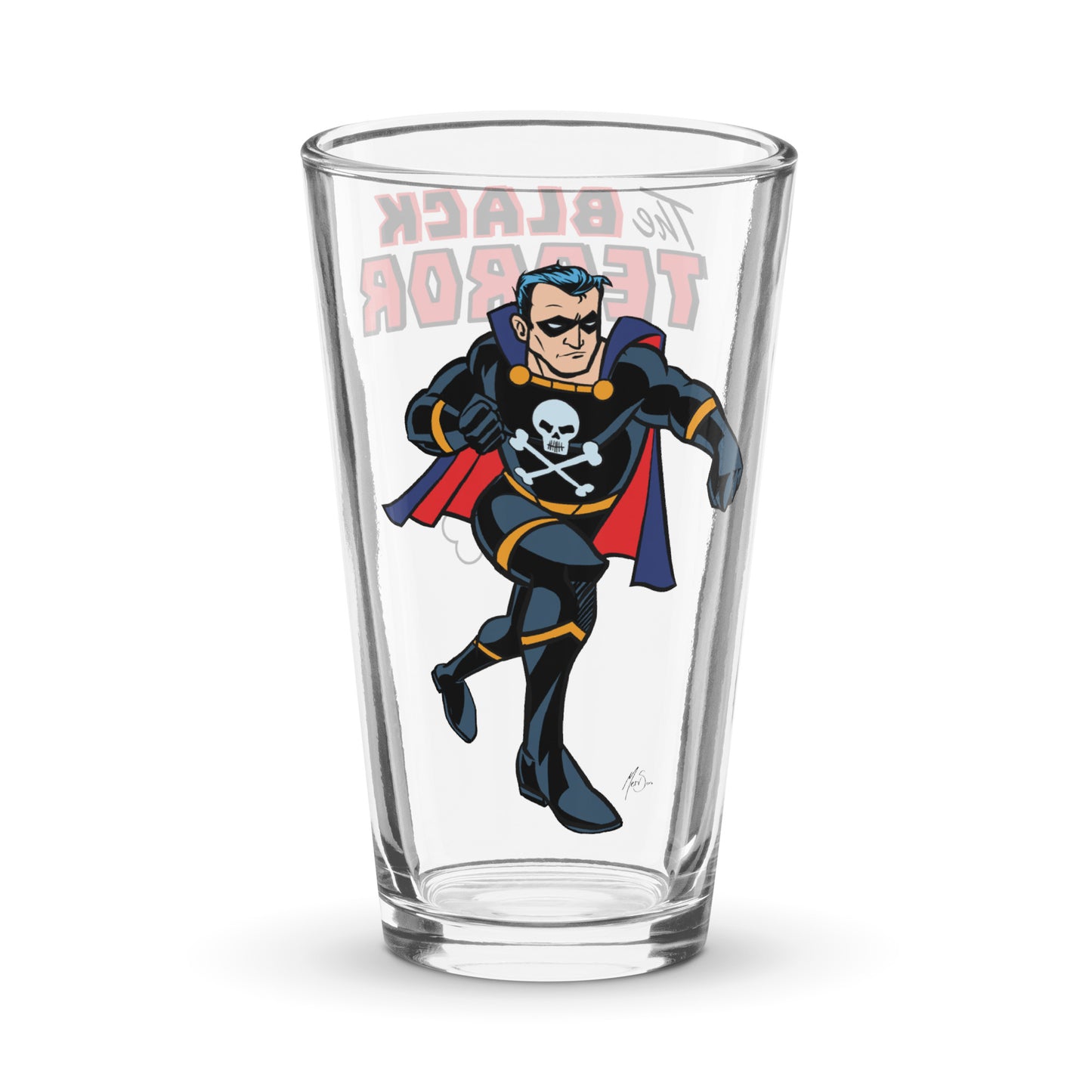 Unleash the Black Terror! Limited Edition Pint Glass