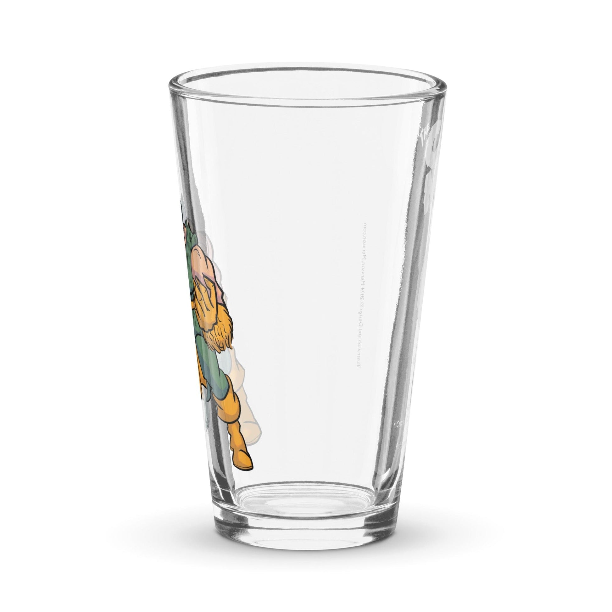 The Cat Man: Feline Fine for Any Drink in This 16 oz Shaker Glass! Pint Glass Mervson 