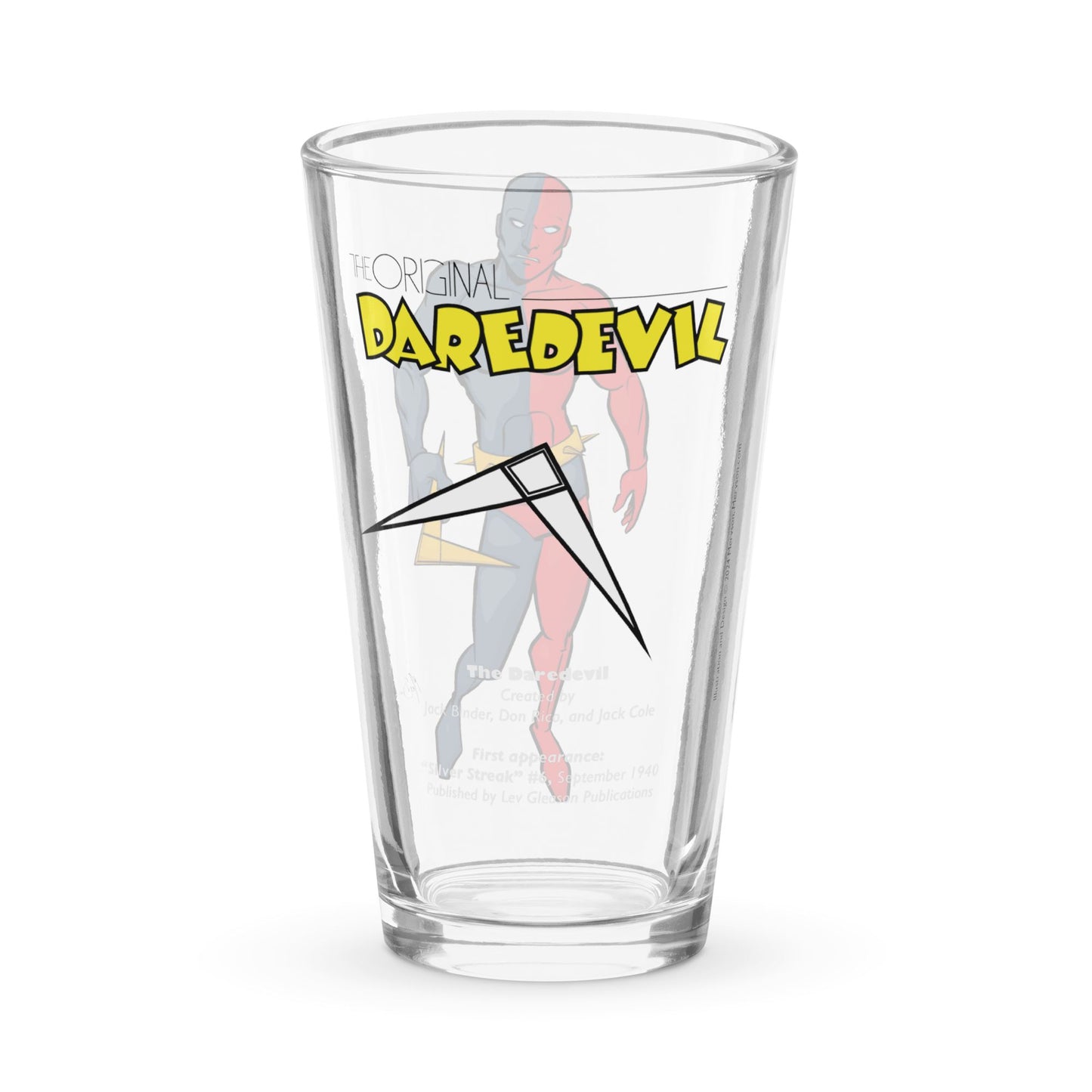 The Daringly Original Devil Pint Glass Mervson 