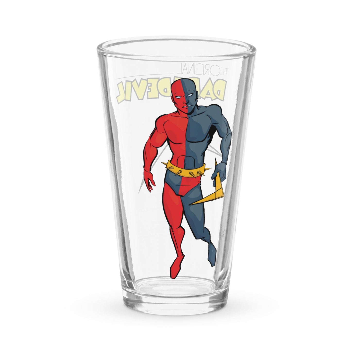 The Daringly Original Devil Pint Glass Mervson 