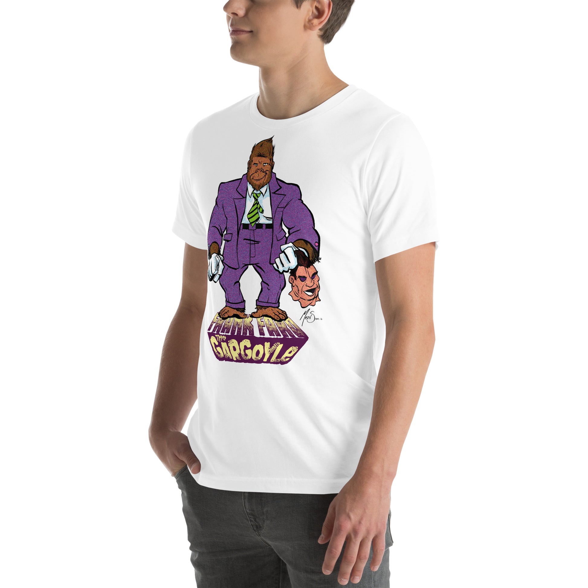 Frank Faro The Gargoyle Ape in a Suit Unisex t-shirt