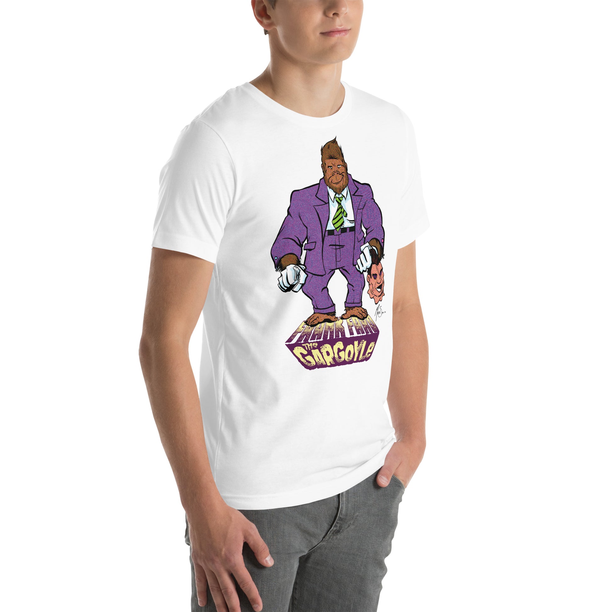 Frank Faro The Gargoyle Ape in a Suit Unisex t-shirt