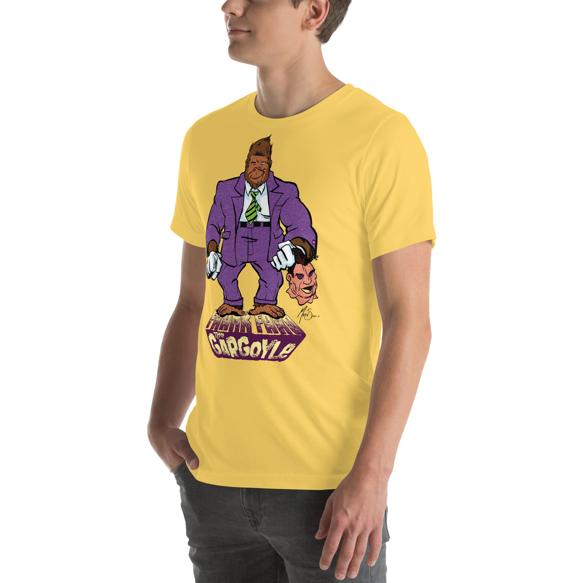 Frank Faro The Gargoyle Ape in a Suit Unisex t-shirt