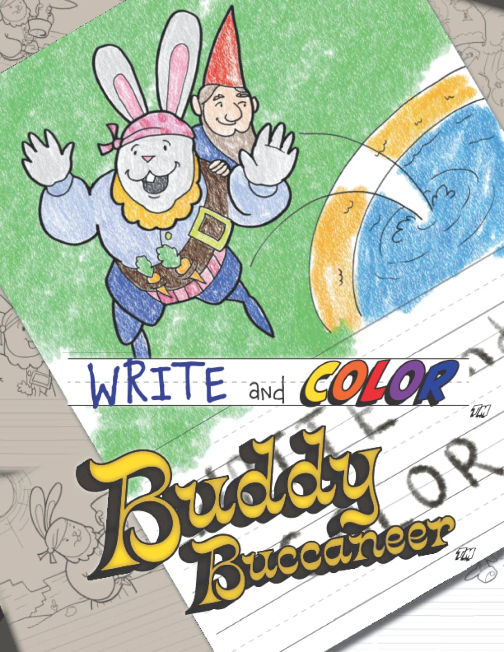 Buddy Buccaneer: Coloring Book for crayons