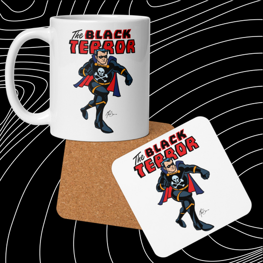 Black Terror Mug and Coaster