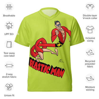 Plastic Man Super Stretch Hero Recycled unisex sports jersey