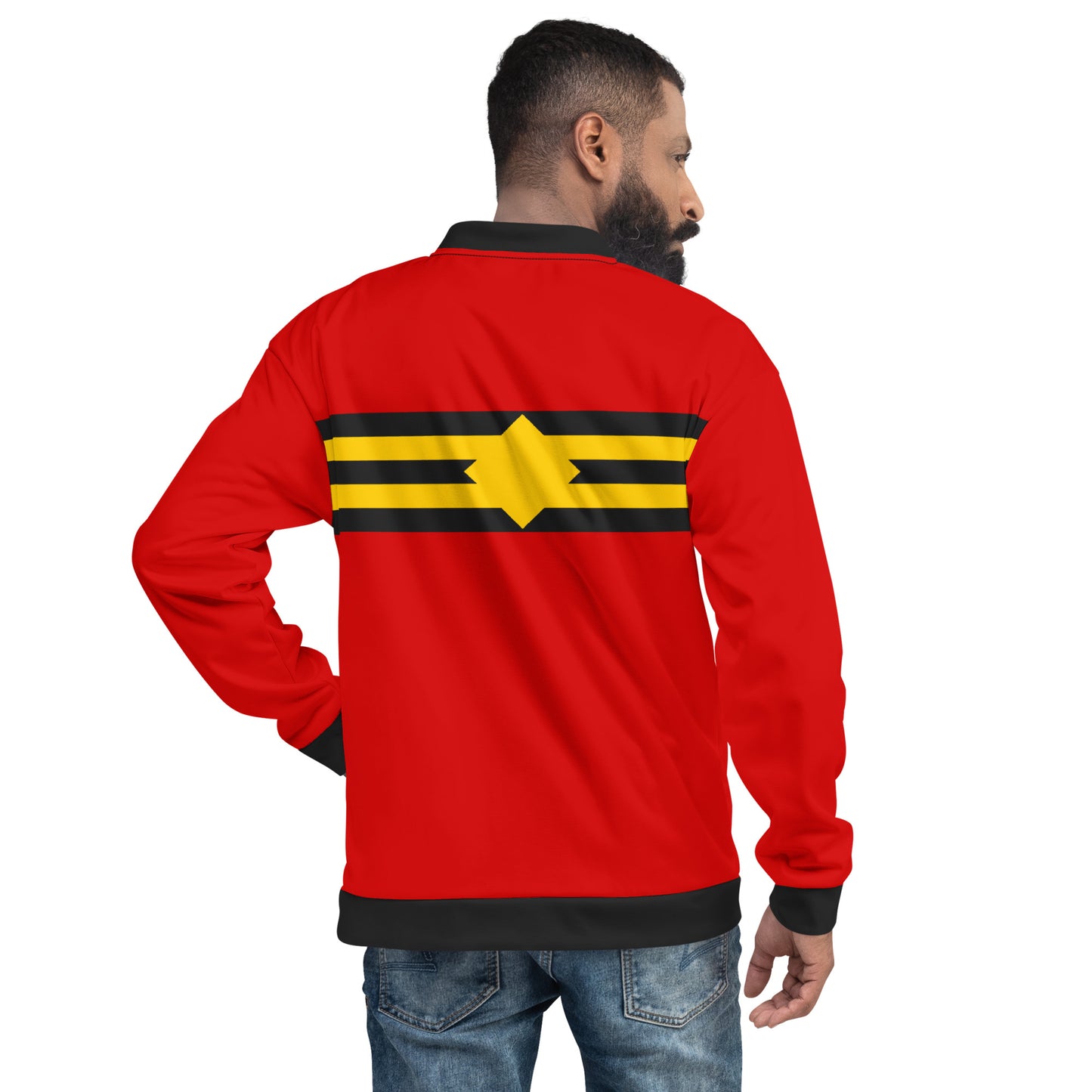 Plastic Super Hero Unisex Bomber Jacket