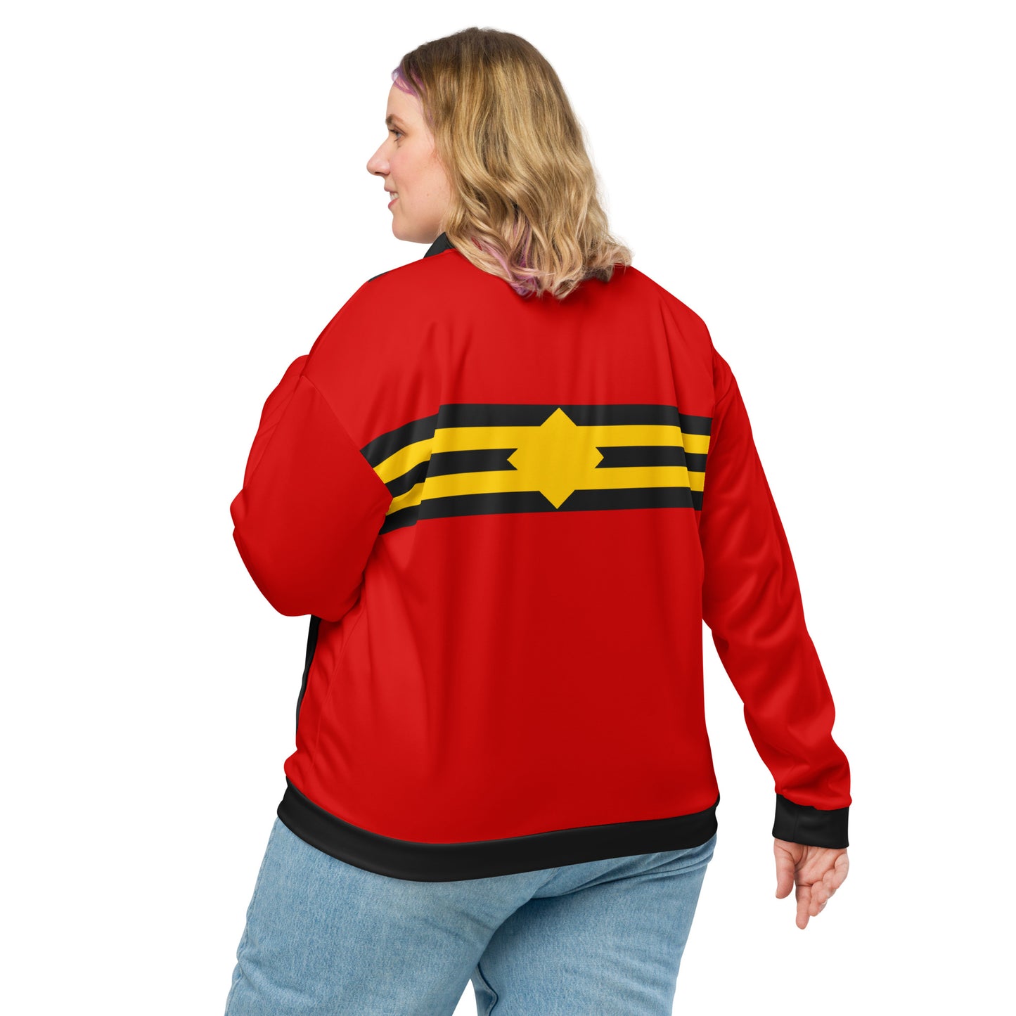 Plastic Super Hero Unisex Bomber Jacket