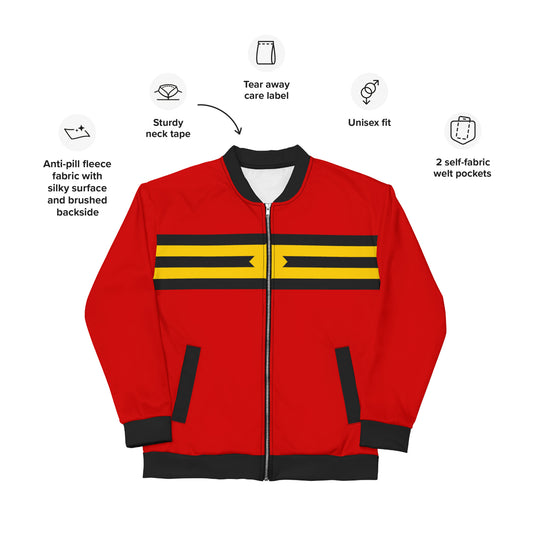 Plastic Super Hero Unisex Bomber Jacket