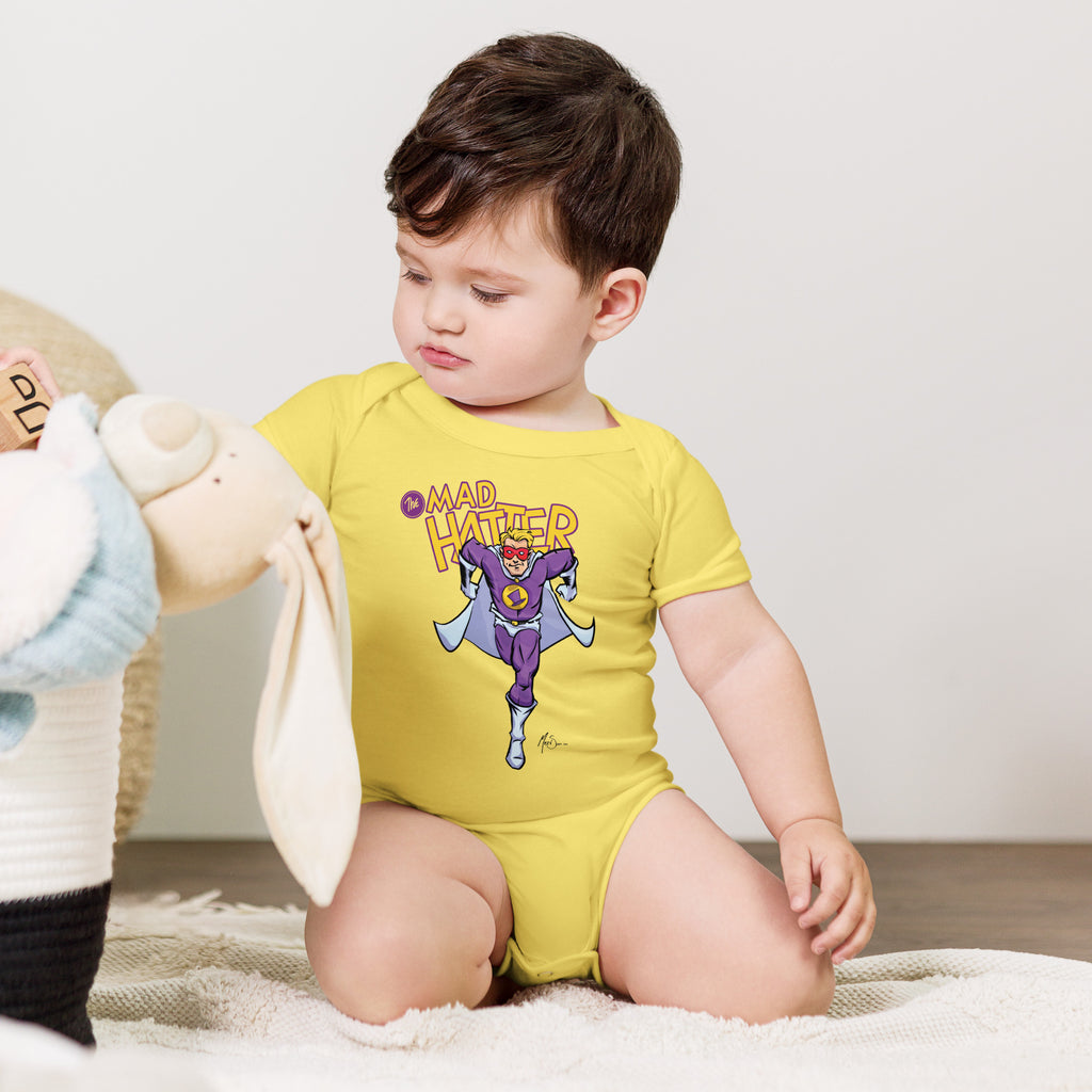 OW Mad Hatter Baby short sleeve one piece