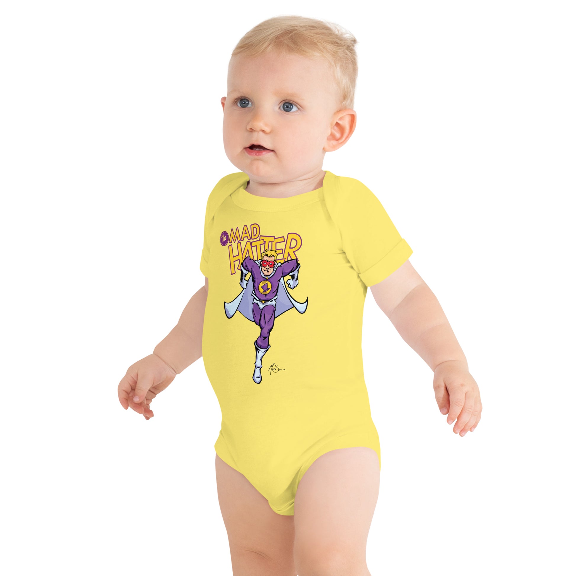 OW Mad Hatter Baby short sleeve one piece