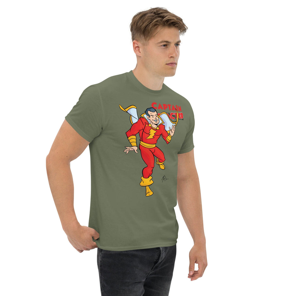 Captain M-redacted-L T-Shirt: Stand with the Defender! My Store 