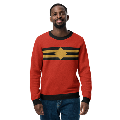 Plastic Man Knitted crew neck sweater