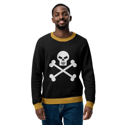 Black Terror Knitted crew neck sweater