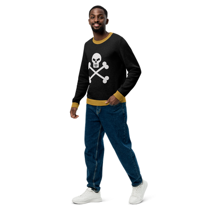 Black Terror Knitted crew neck sweater