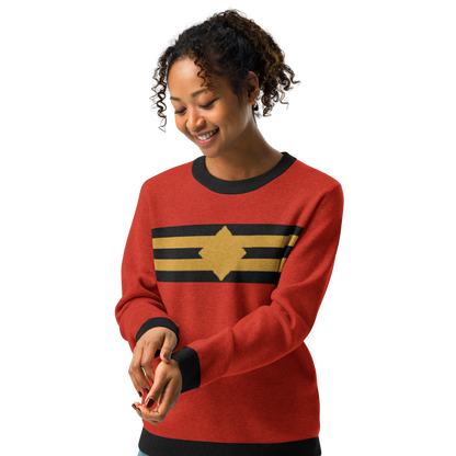 Plastic Man Knitted crew neck sweater