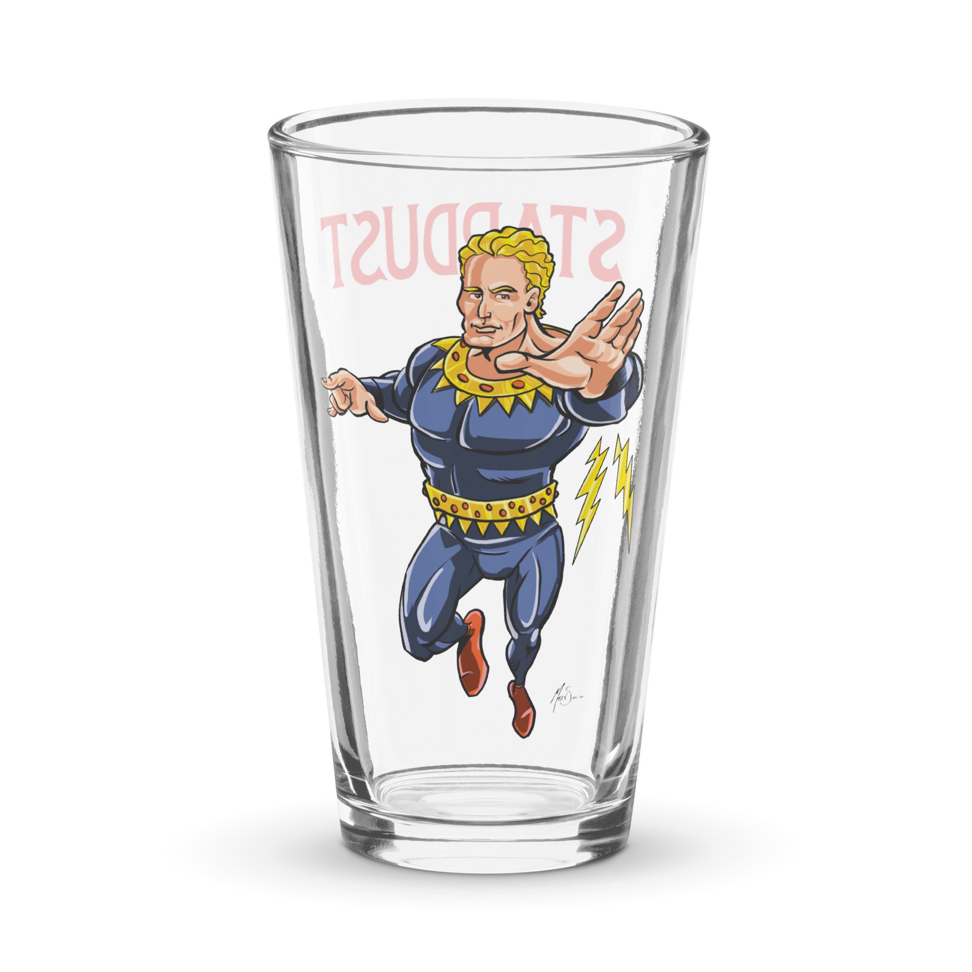Stardust Space Wizard Shaker pint glass