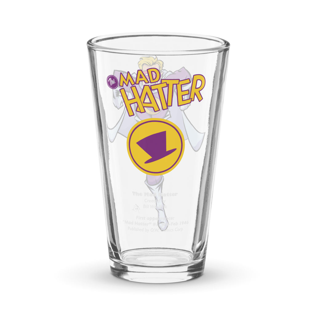 OW Mad Hatter Shaker pint glass