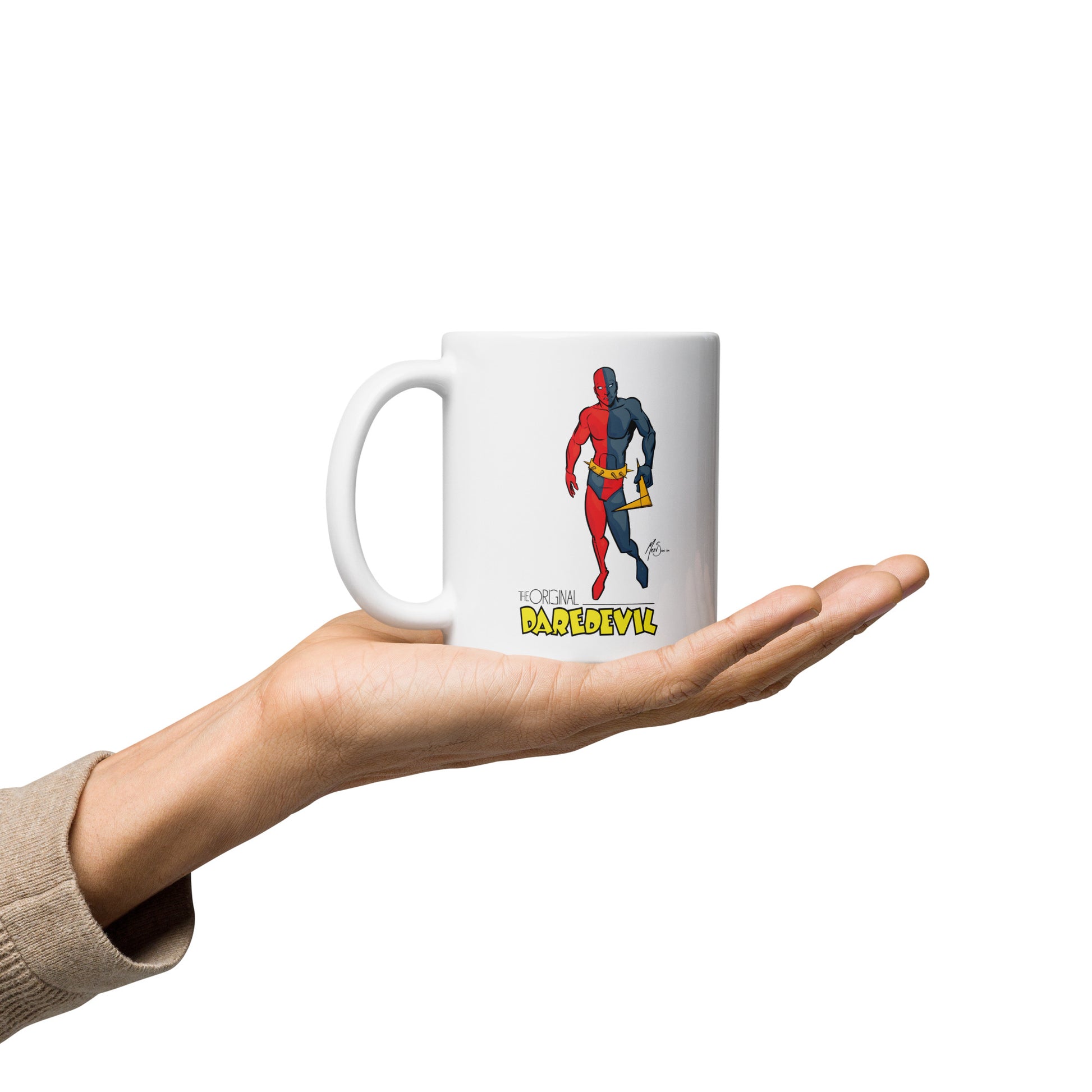 Original Dare Devil White Glossy Mug