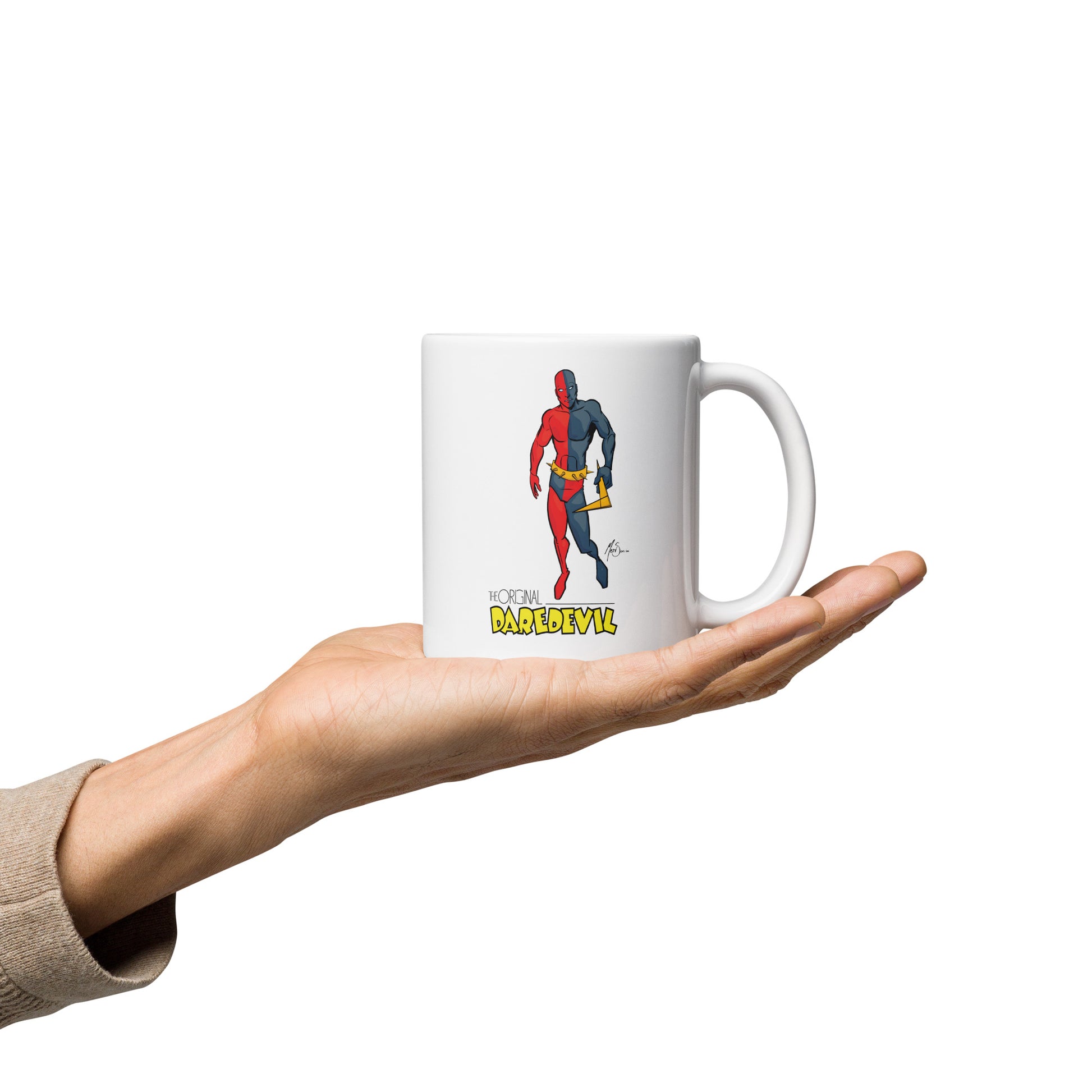 Original Dare Devil White Glossy Mug