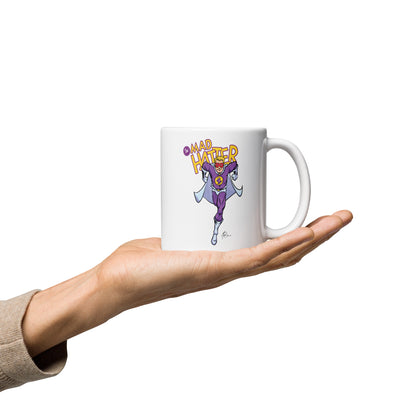 OW Mad Hatter White glossy mug