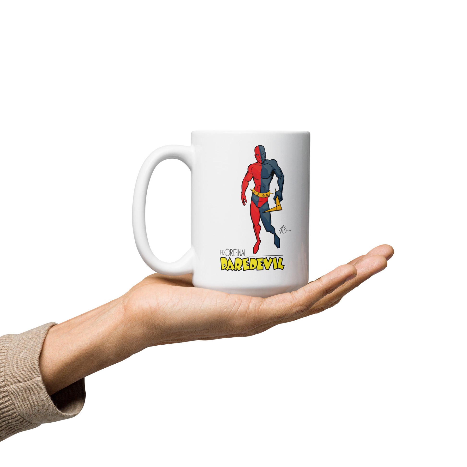 Original Dare Devil White Glossy Mug