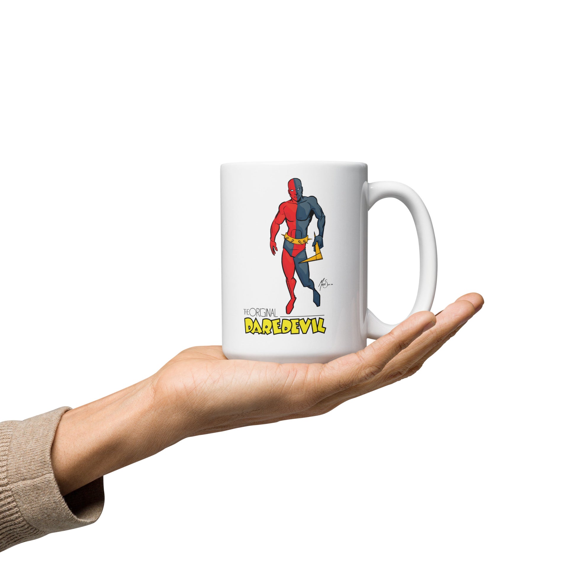 Original Dare Devil White Glossy Mug
