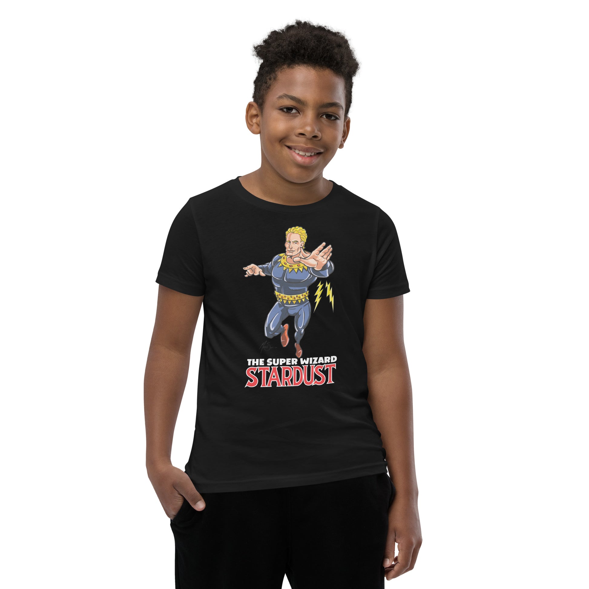 Youth Stardust Space Wizard Short Sleeve T-Shirt