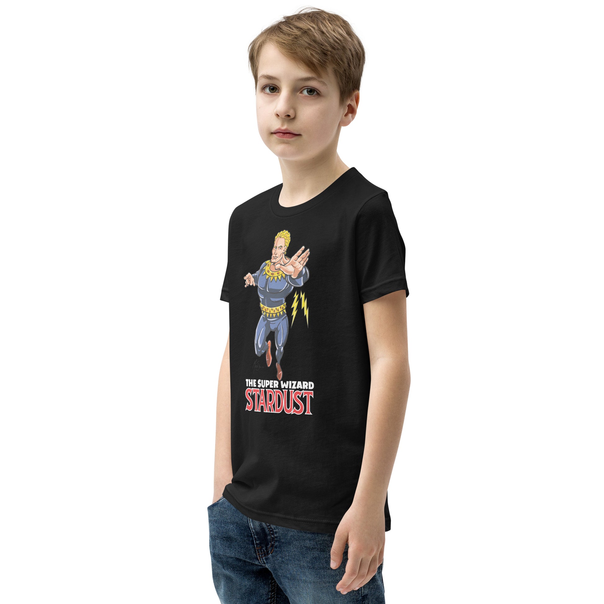 Youth Stardust Space Wizard Short Sleeve T-Shirt