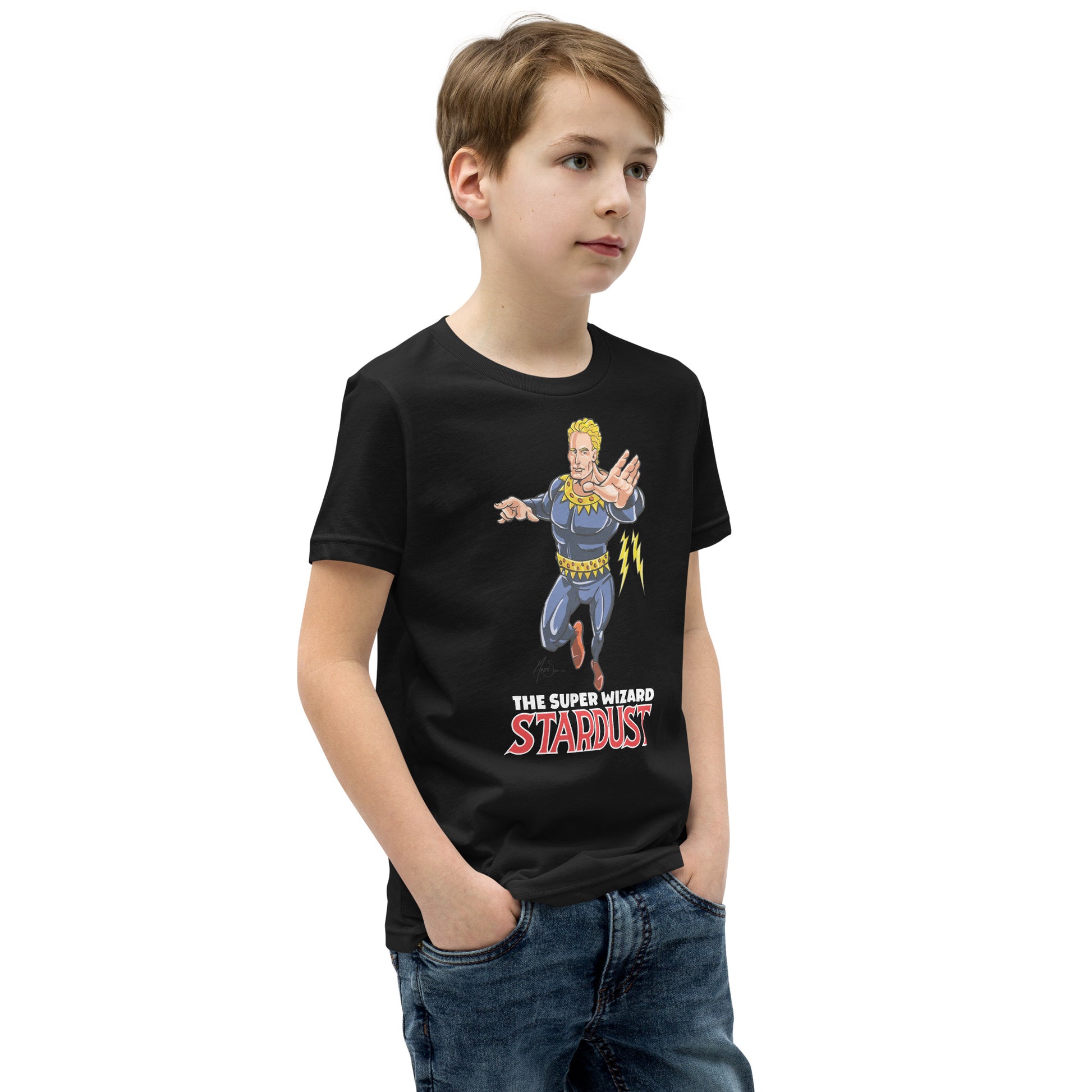 Youth Stardust Space Wizard Short Sleeve T-Shirt