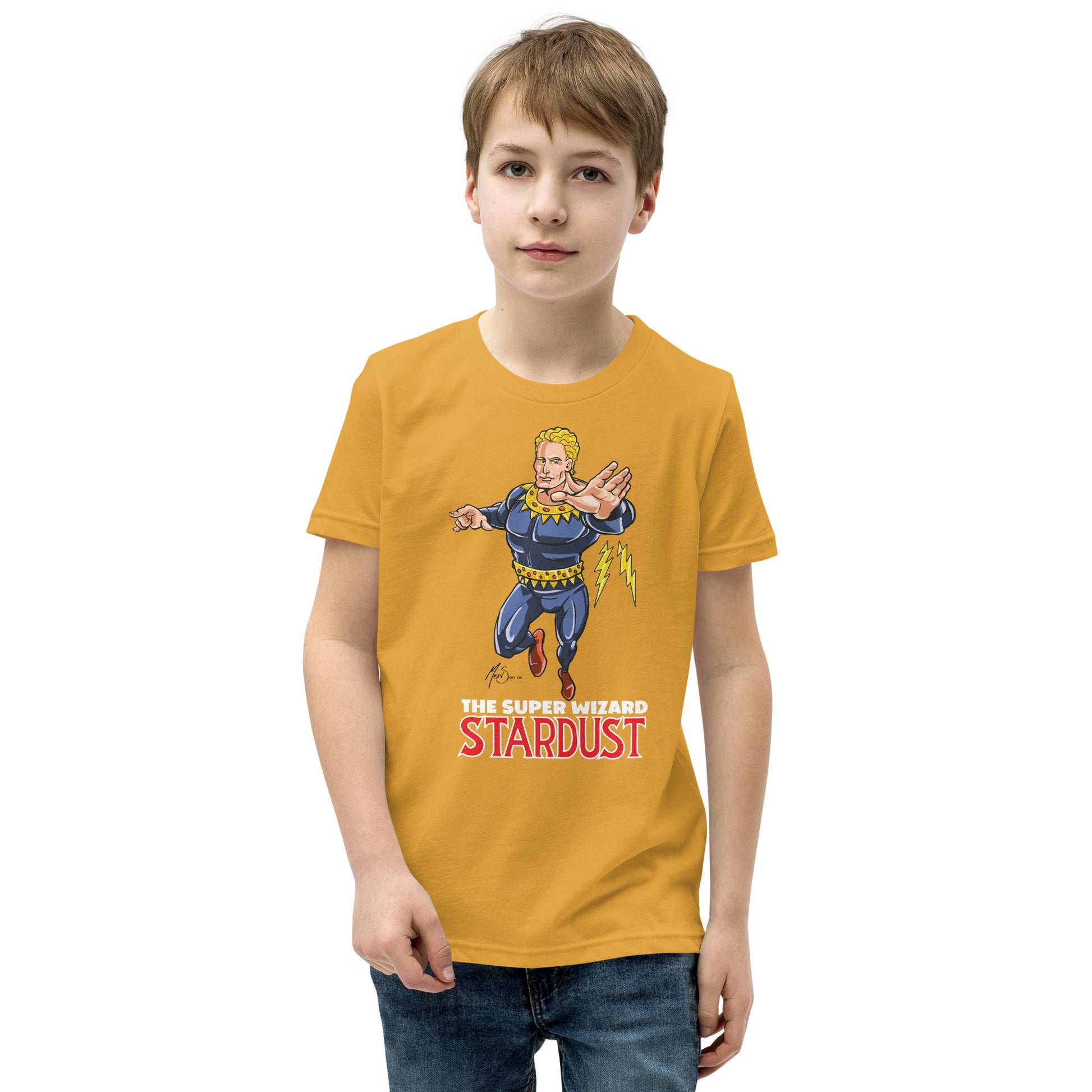 Youth Stardust Space Wizard Short Sleeve T-Shirt