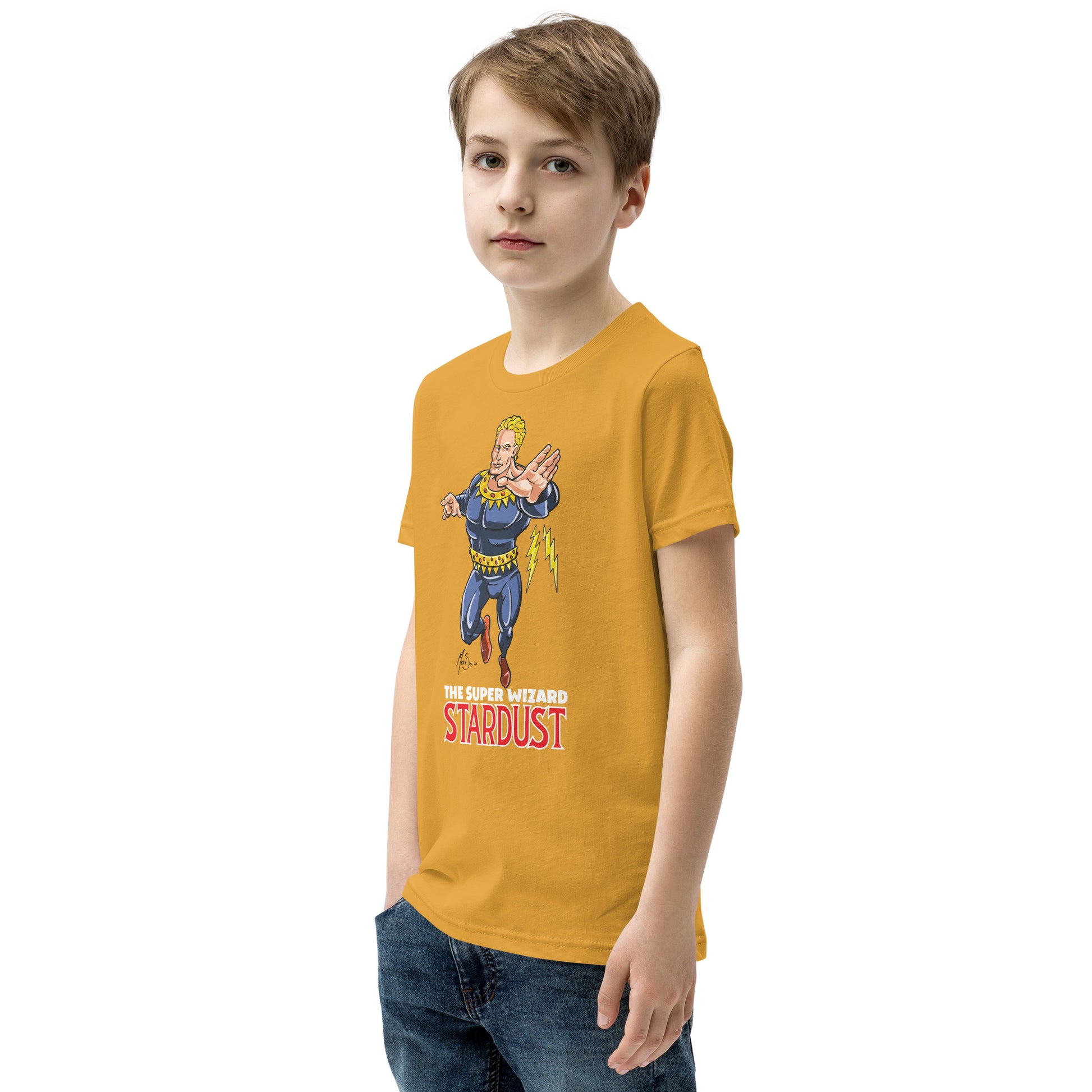 Youth Stardust Space Wizard Short Sleeve T-Shirt