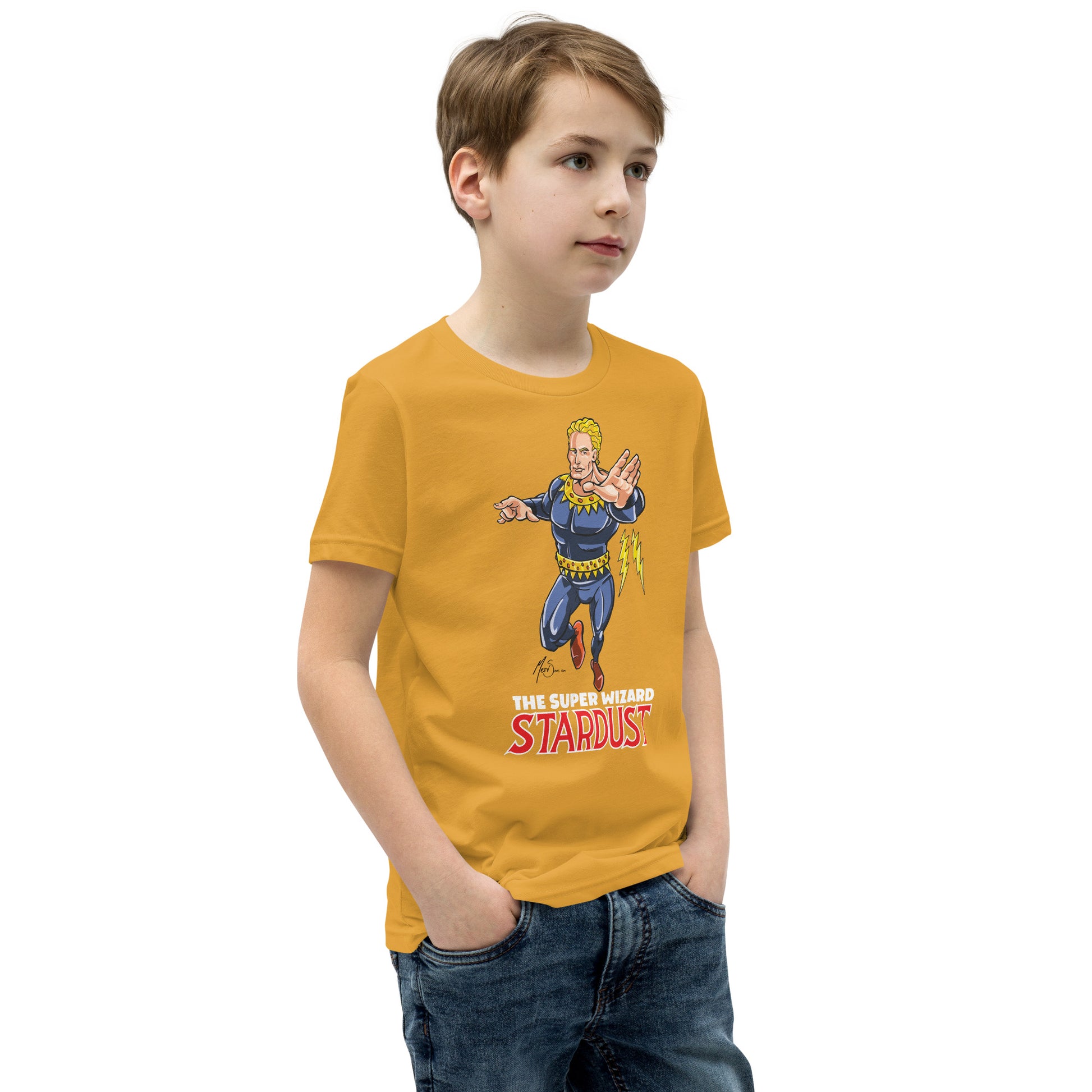 Youth Stardust Space Wizard Short Sleeve T-Shirt
