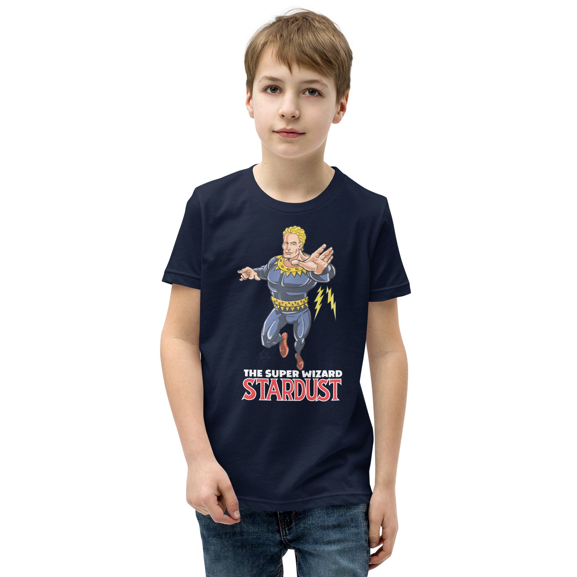 Youth Stardust Space Wizard Short Sleeve T-Shirt