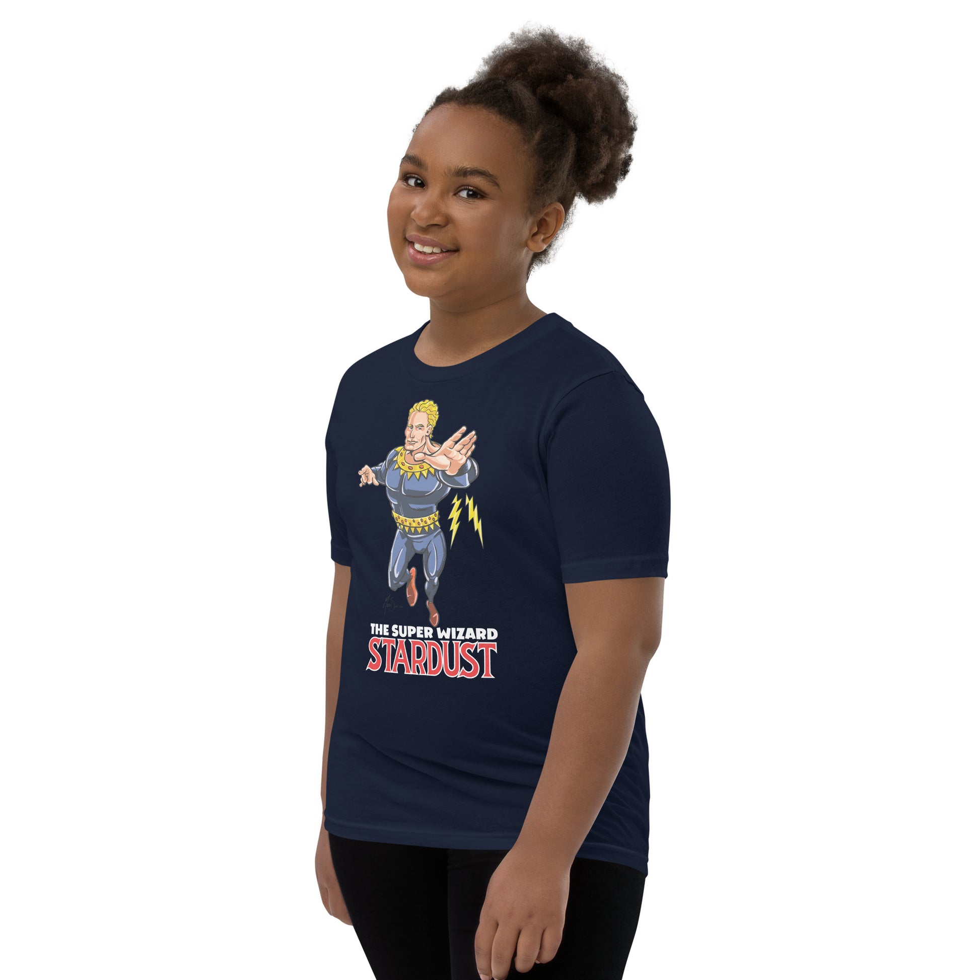 Youth Stardust Space Wizard Short Sleeve T-Shirt