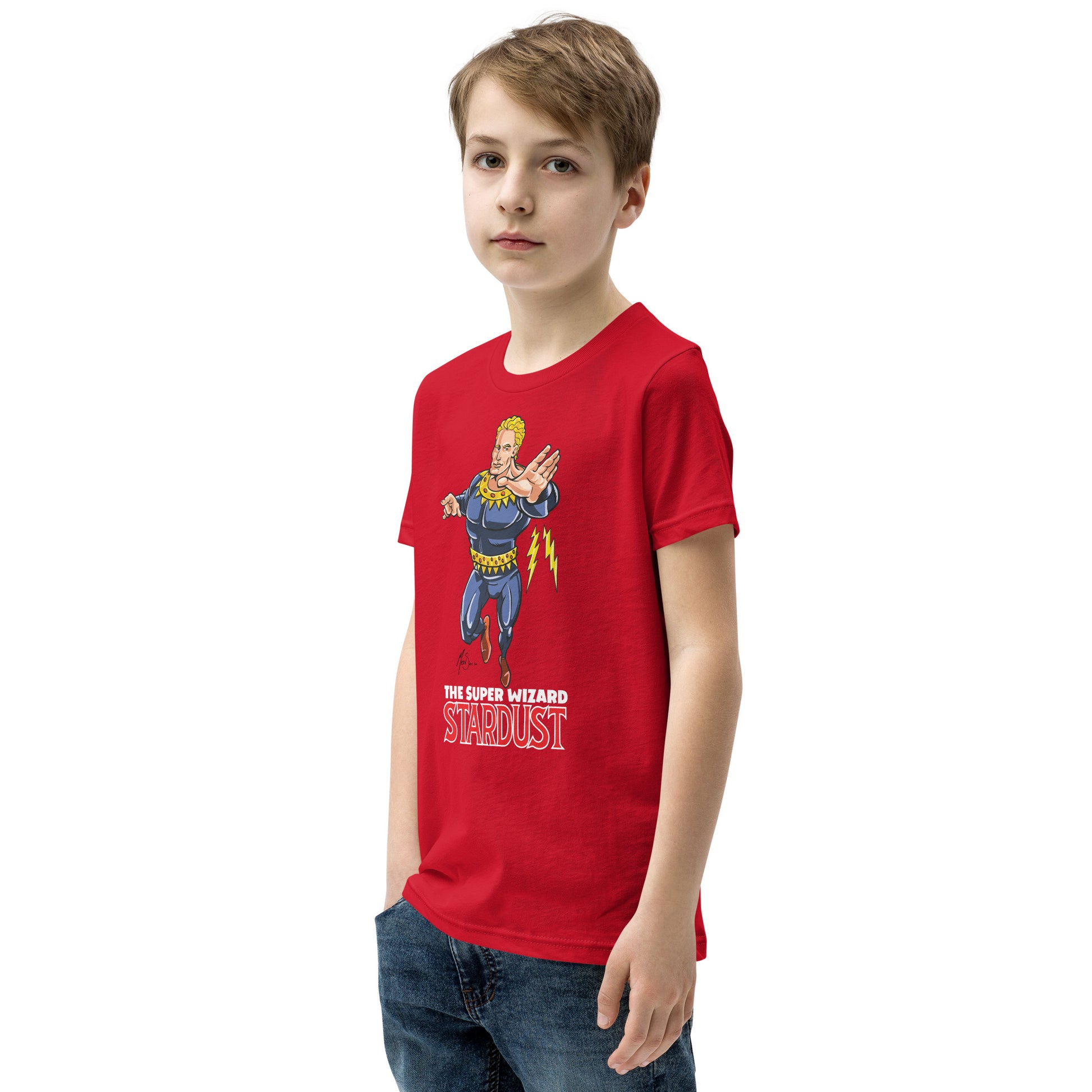 Youth Stardust Space Wizard Short Sleeve T-Shirt