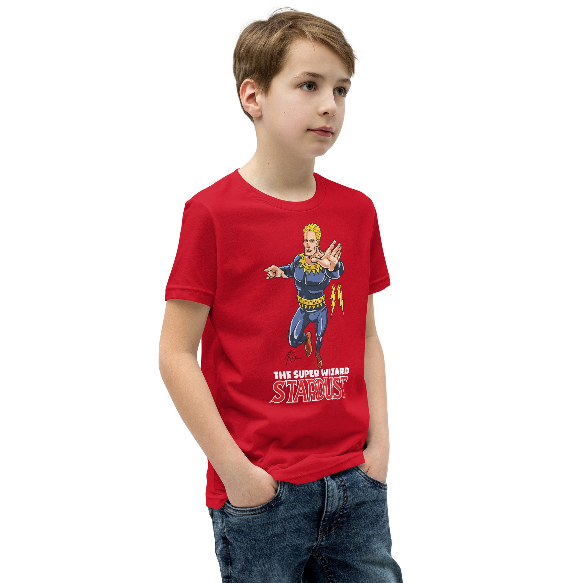 Youth Stardust Space Wizard Short Sleeve T-Shirt