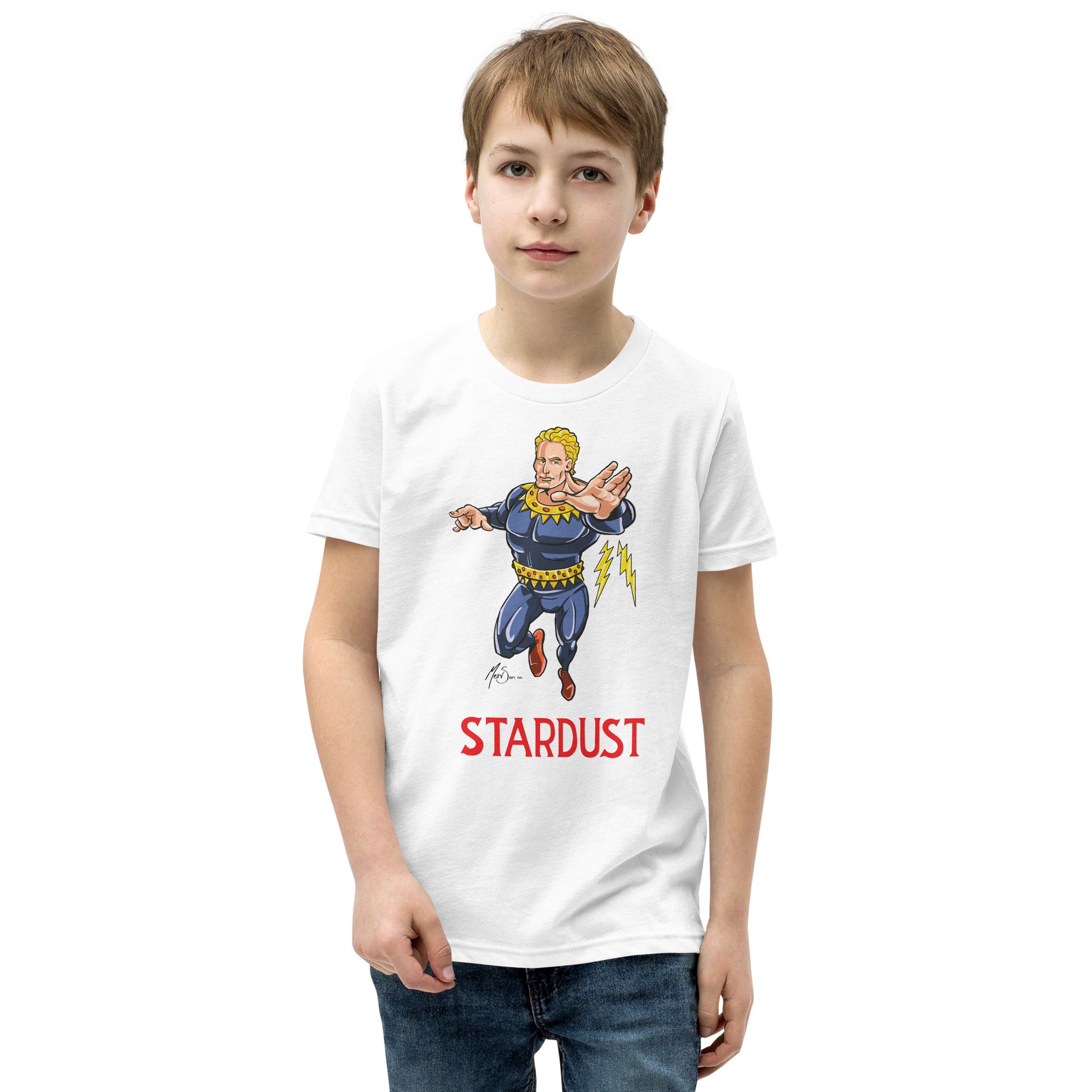 Youth Stardust Space Wizard Short Sleeve T-Shirt