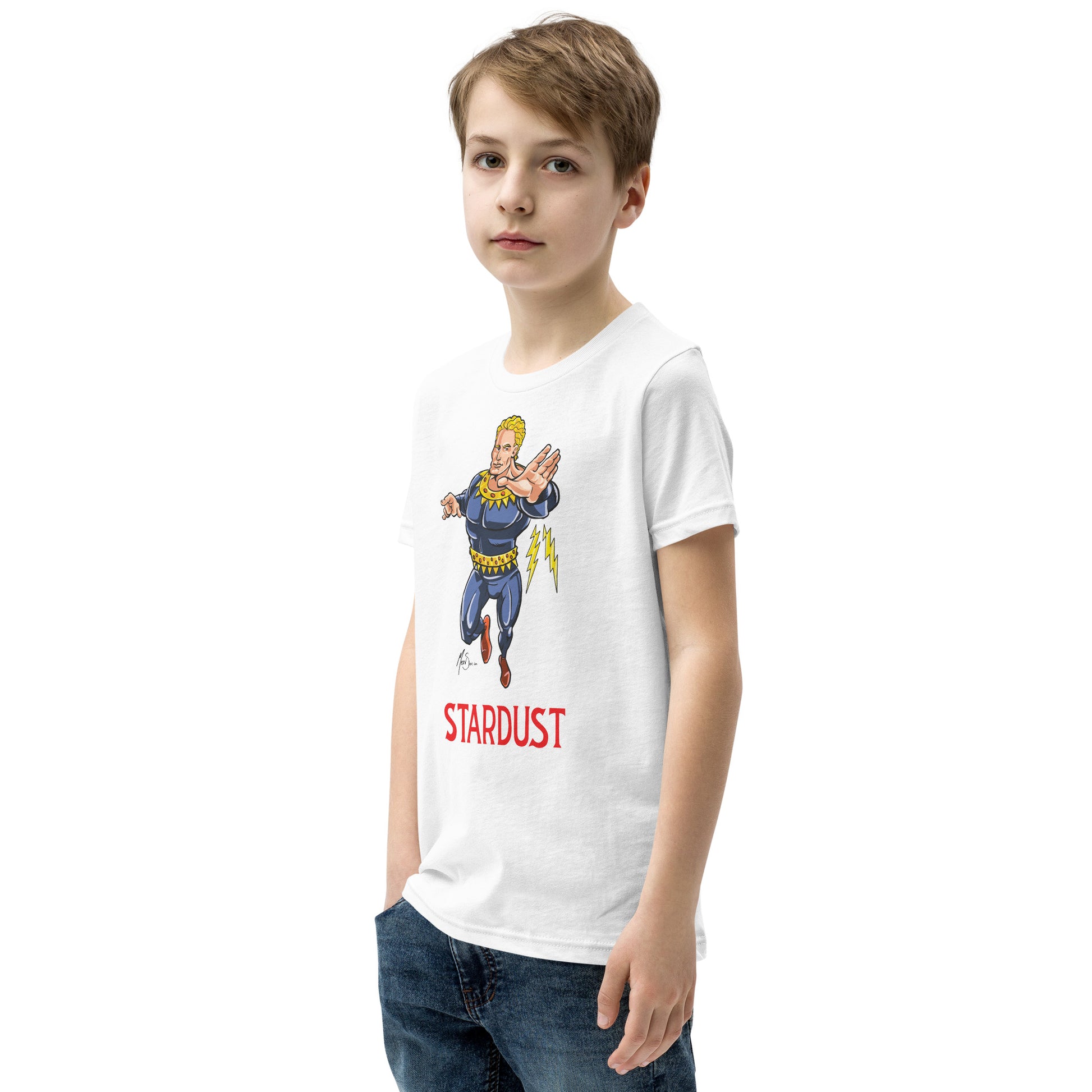 Youth Stardust Space Wizard Short Sleeve T-Shirt