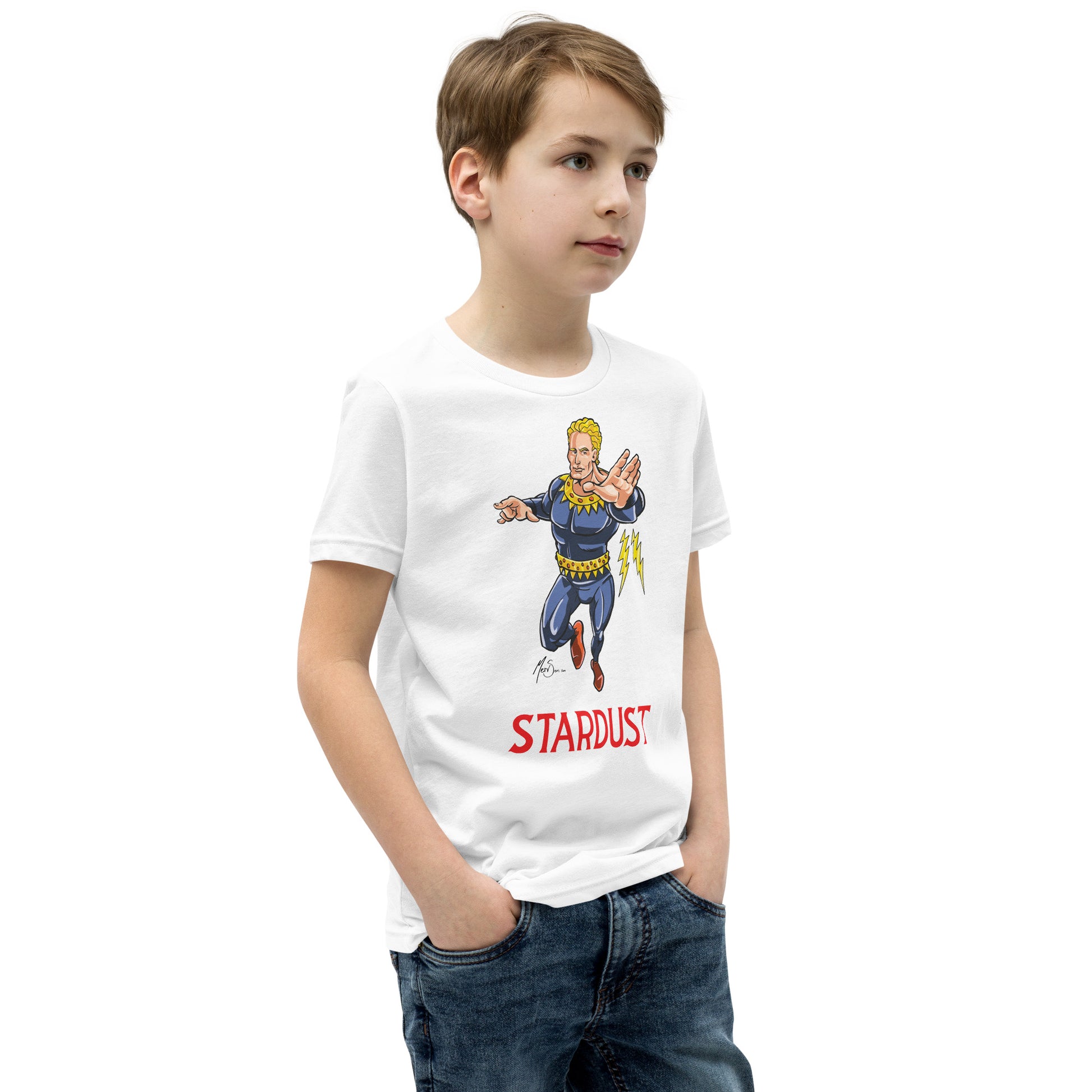 Youth Stardust Space Wizard Short Sleeve T-Shirt